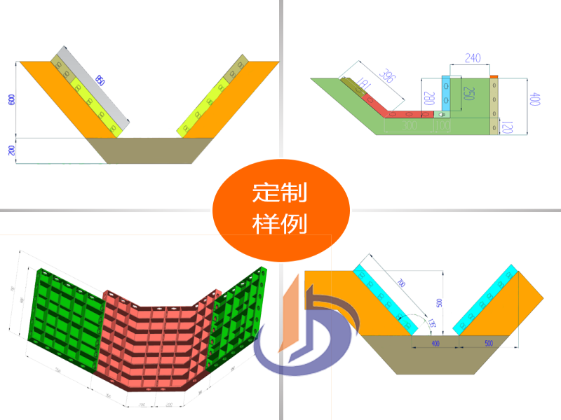 梯形水沟模板、塑钢模具